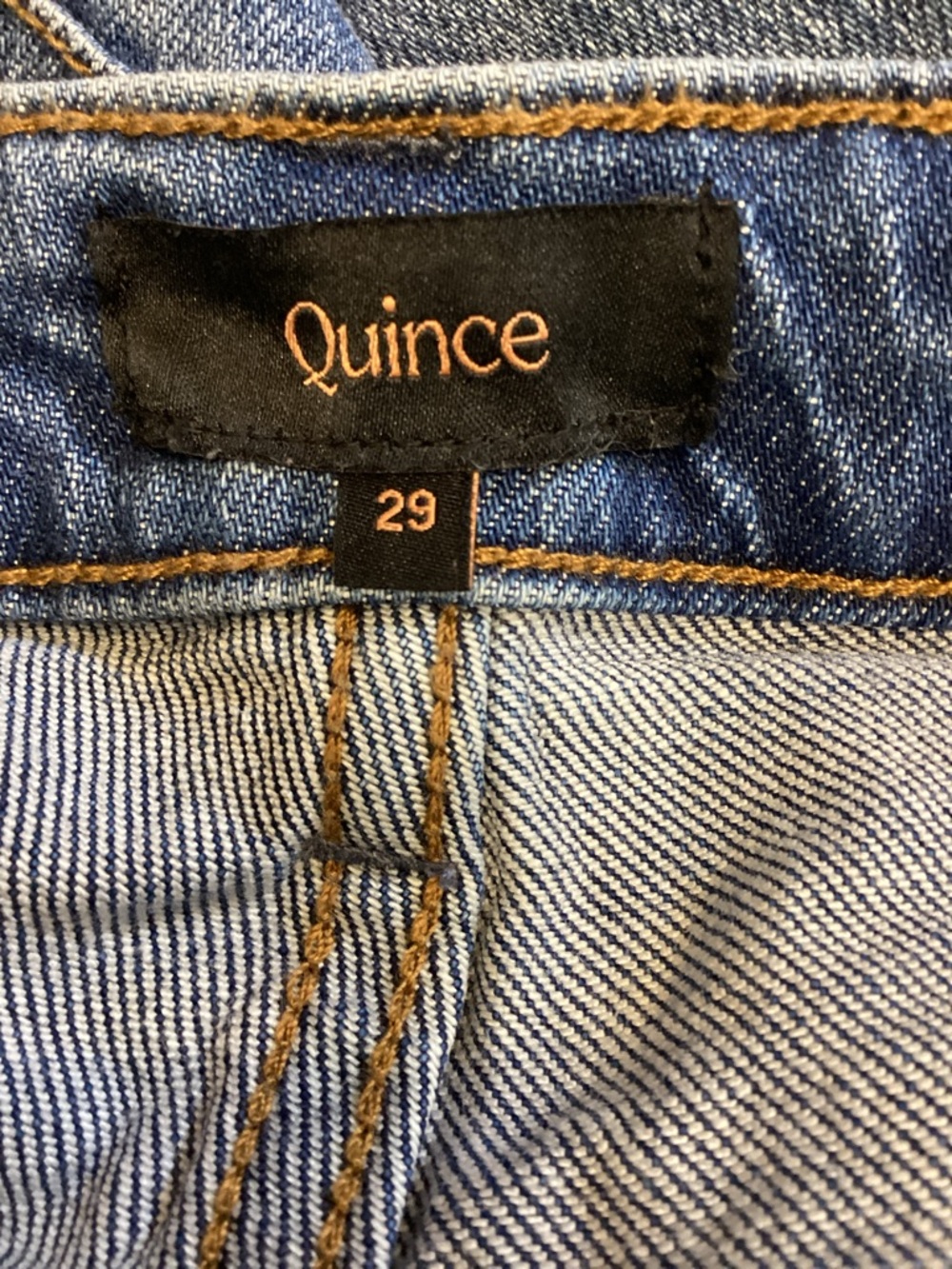Quince Bella Stretch Relaxed Straight Jeans Size 29 - Picture 6 of 10